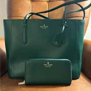 Kate Spade tote bag and wallet